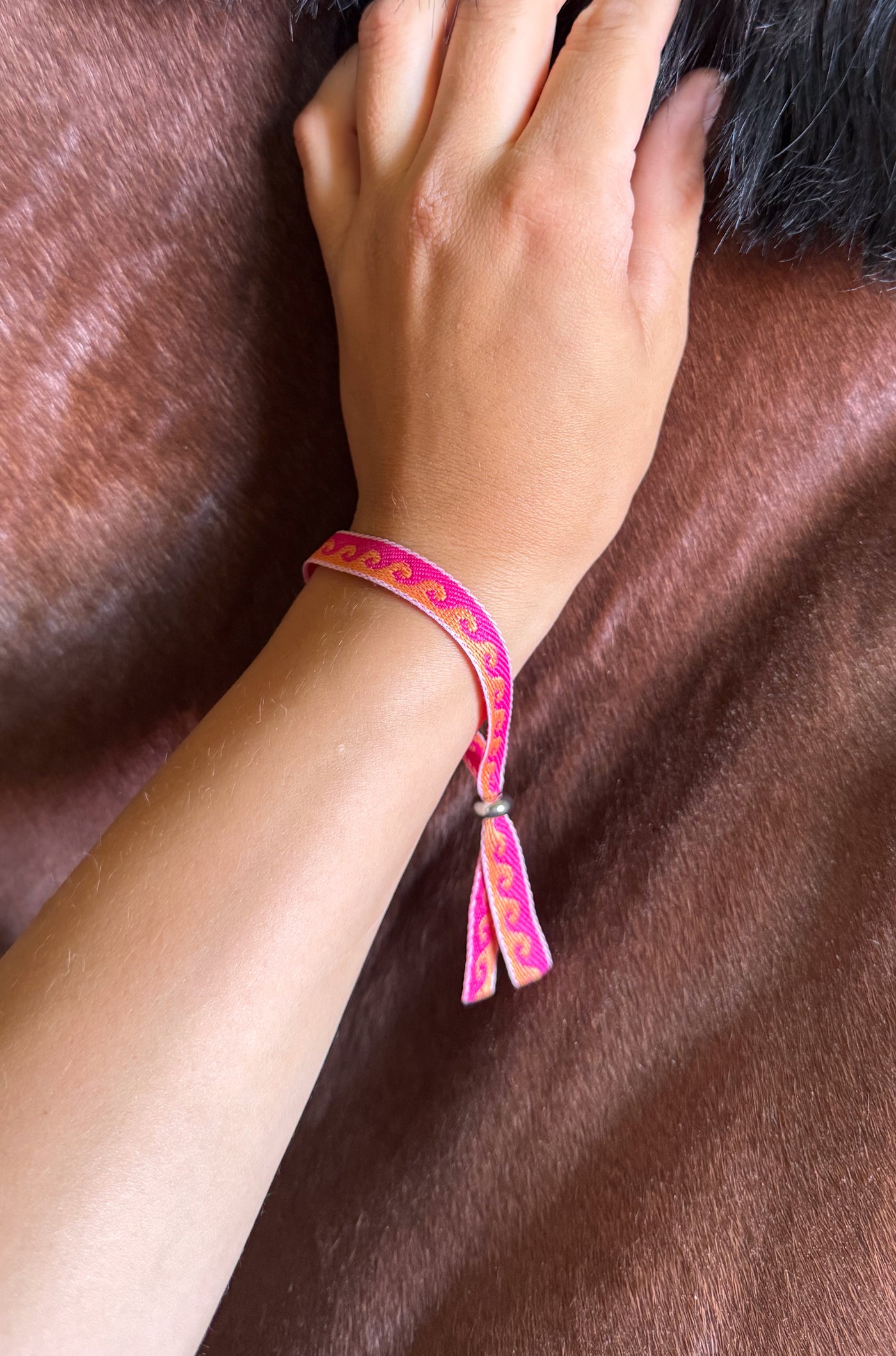 Armband Wave pink