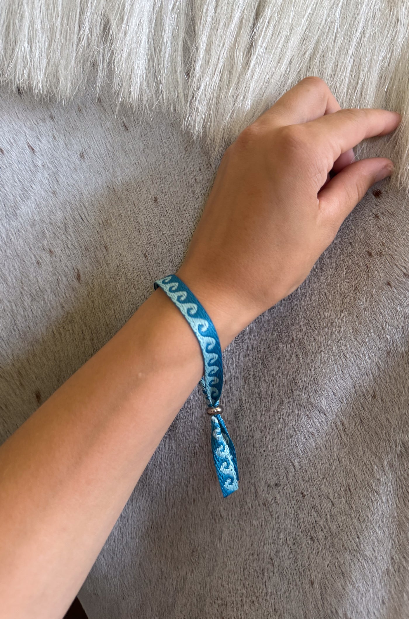 Armband Wave blau