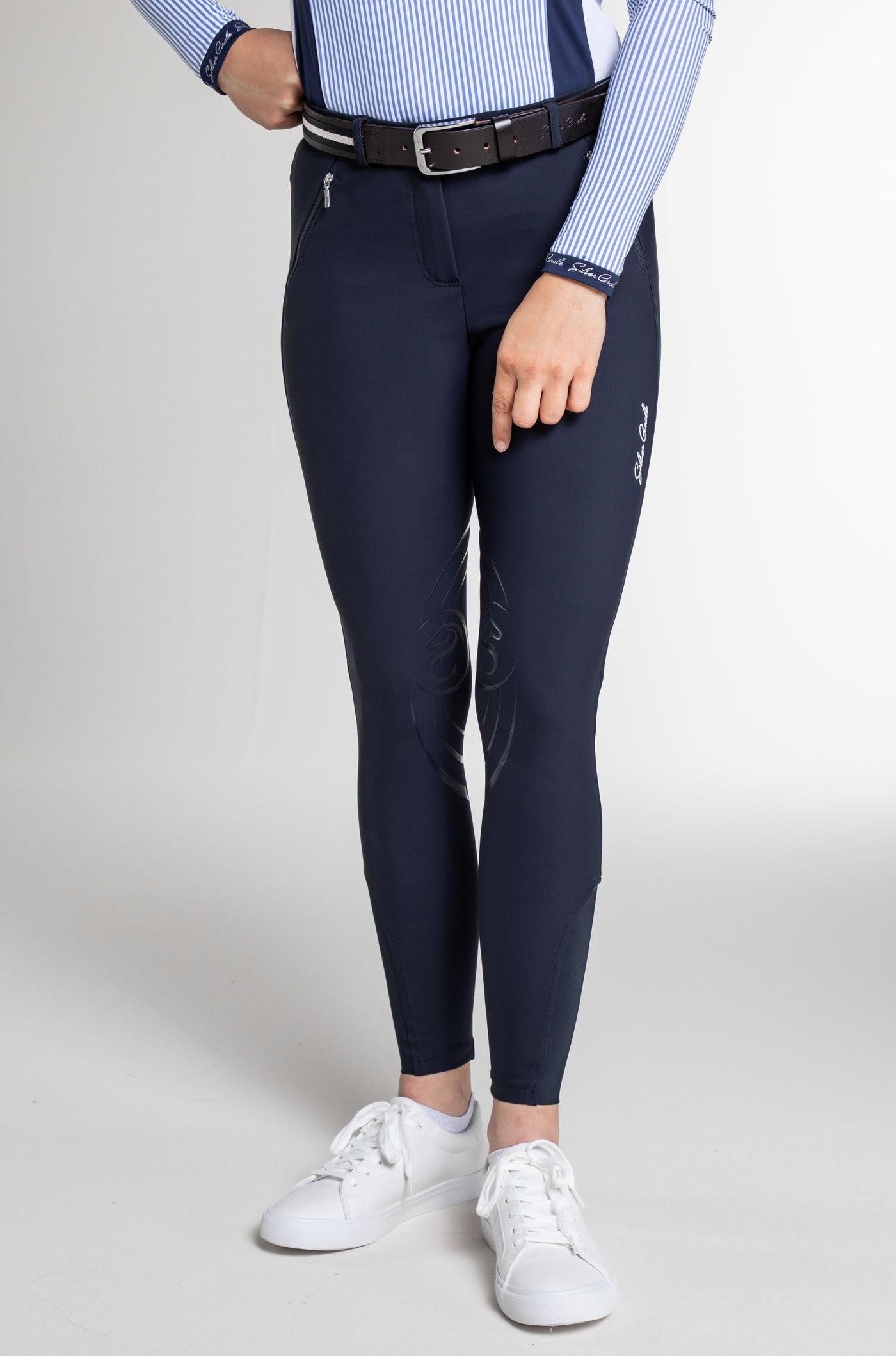 Reithose Knie-Grip navy